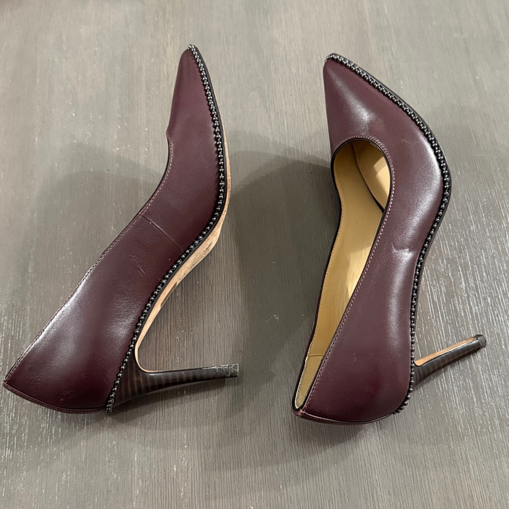 Coach Waverly Beadchain Pointed-Toe Pumps - Picture 5 of 8